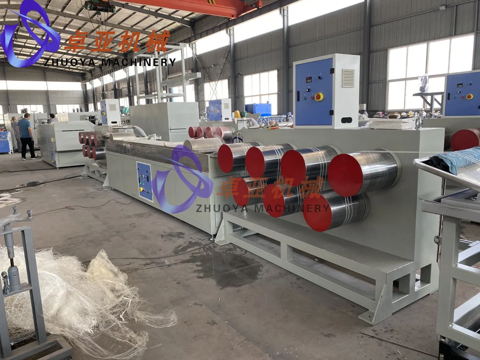 Pet/PP/PA/PE Nylon Plastic Filament Extruder Machine for Broom/Brush/Safety Net/Rope Thread