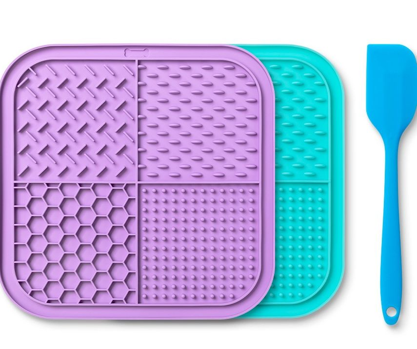 Pet Slow Food Plate Dog Bathing Distraction Silicone Dog Sucker Food Training Pet Feeder Supplies