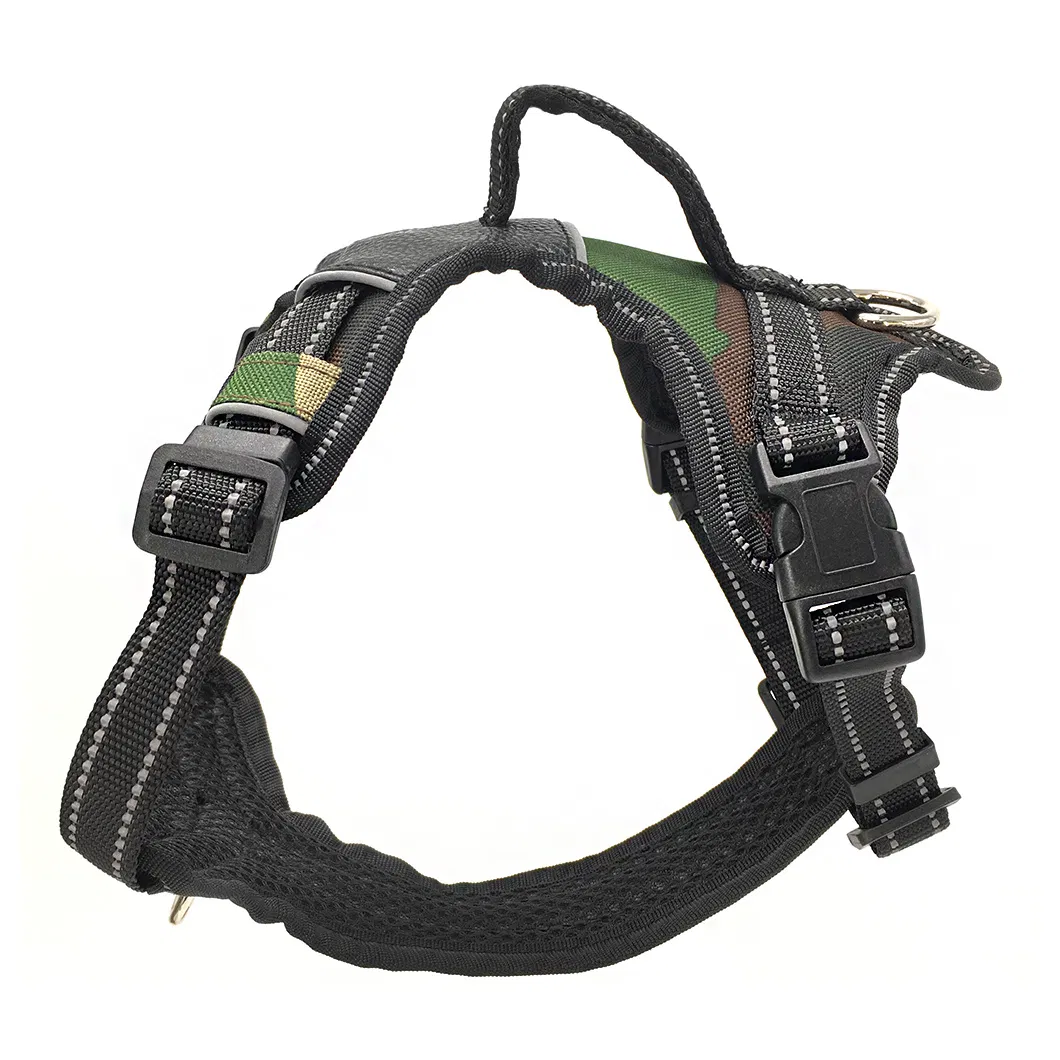 No Pull Reflective Adjustable Outdoor Training Travel Breathable Pet Products