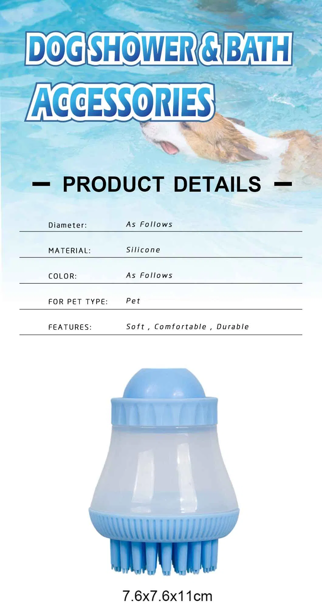 Grooming Brush Detail 1