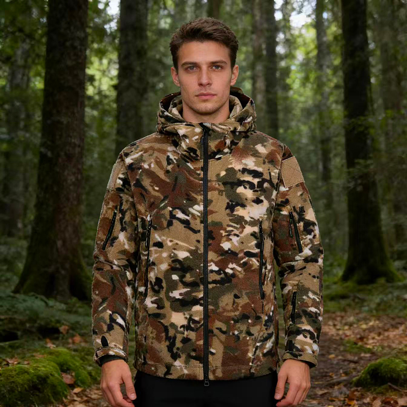 Commuter Style Men's Hooded Slim Fit Wool Jacket