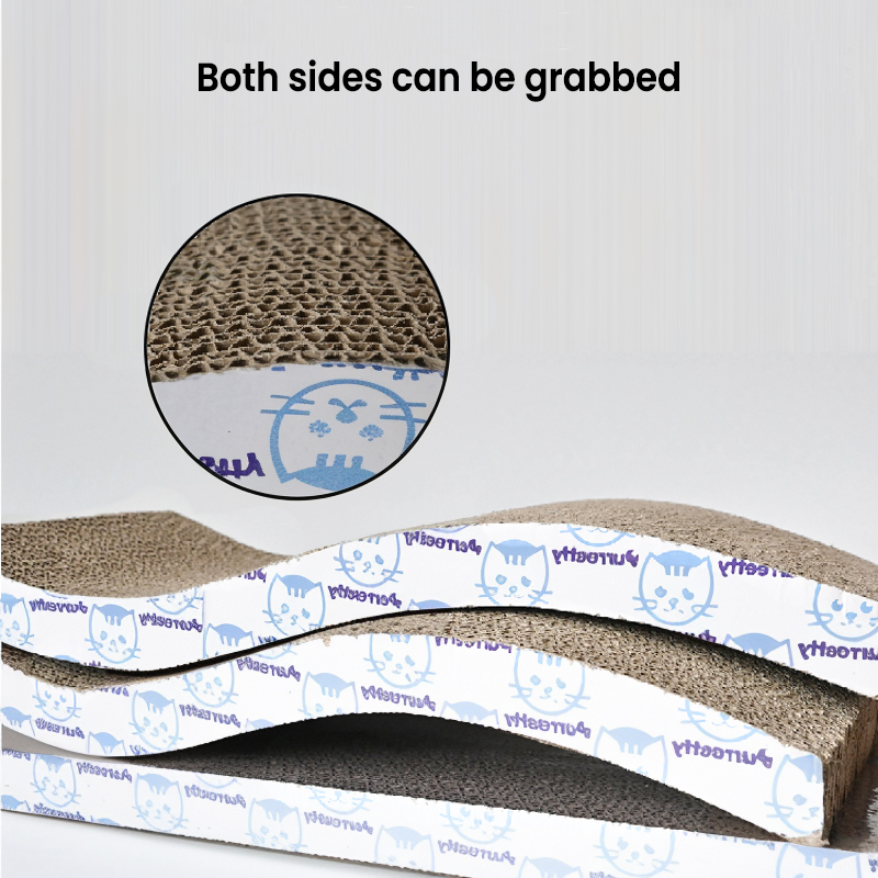 50PCS Customized Hf-Pet 55X35X8 Wholesale Pet Accessories Renewable Corrugated Paper