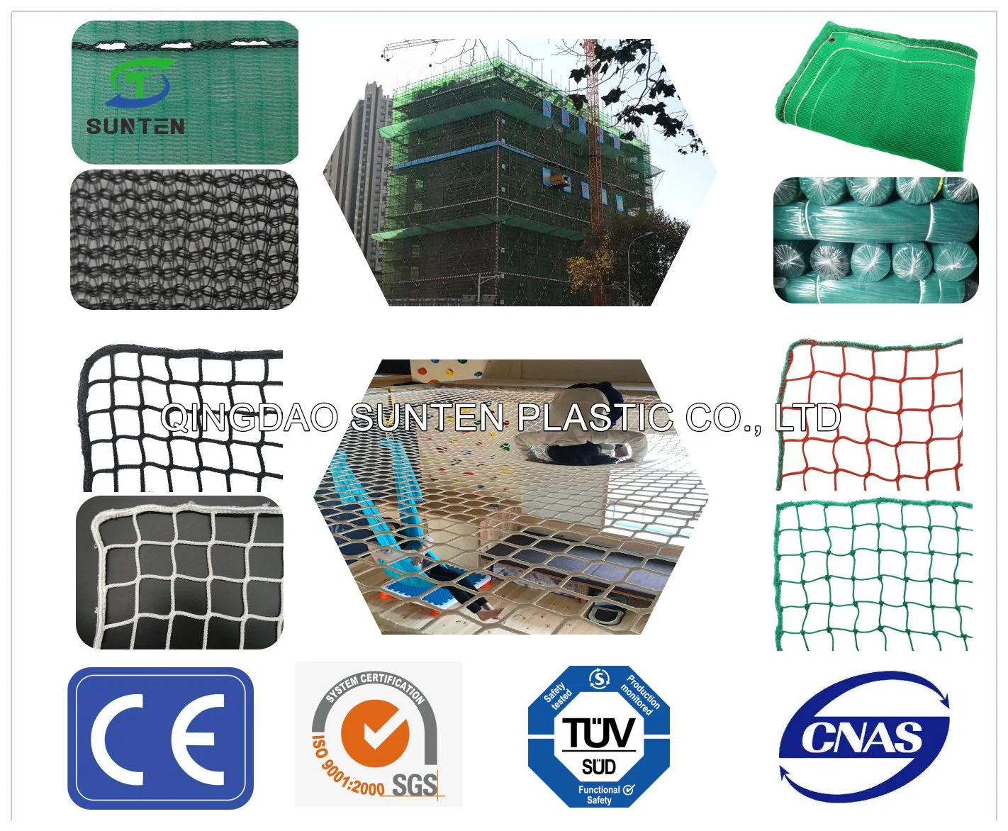 EU Standard HDPE/PE/Pet/Nylon/Plastic Building Construction/Shade/Dust Proof/Hail/Debris/Scaffold/Scaffolding Protection Safety Net