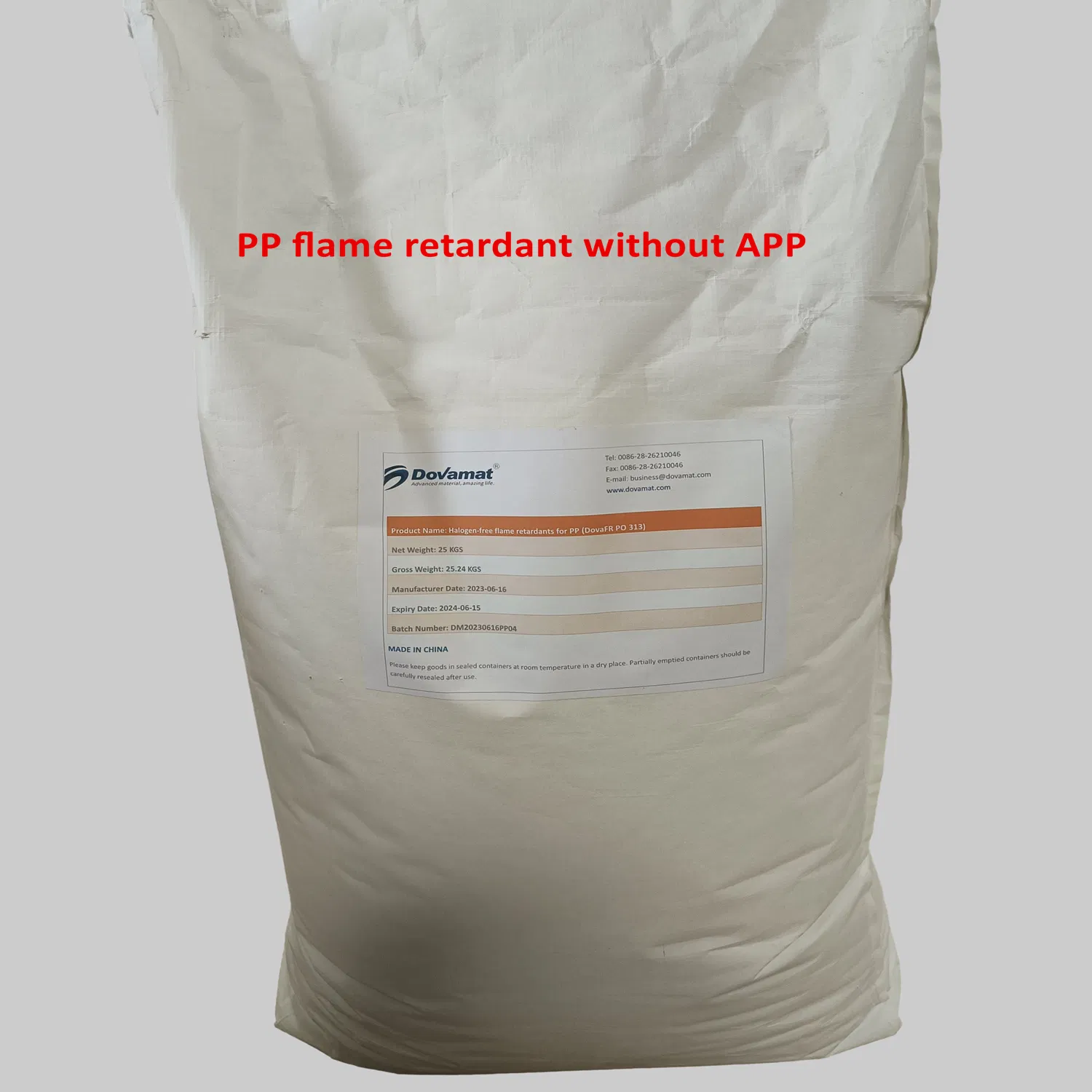 Solution for PP Dovafr Po 313s PP Flame Retardant UL94-V-0