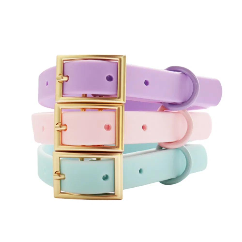 Customization Pet Supply Wholesale Water Proof PVC Dog Collar and Leash