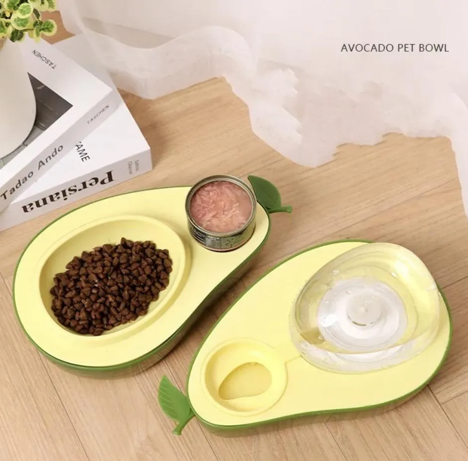 Avocado Shape Pet Bowl 1