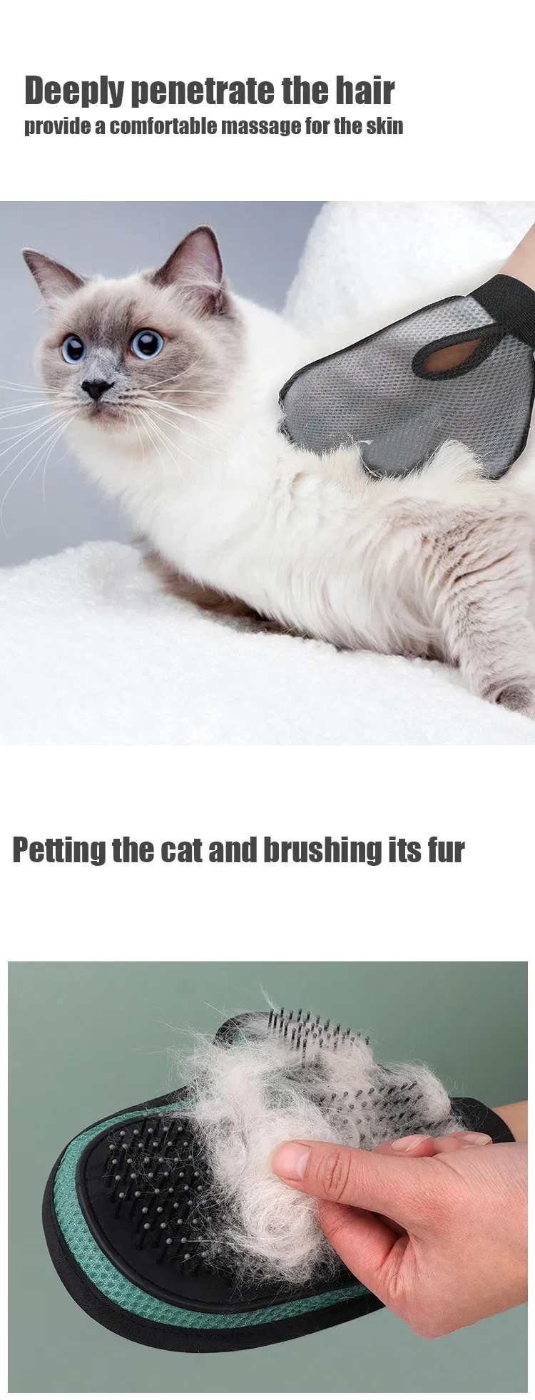 Pet Grooming Glove 4