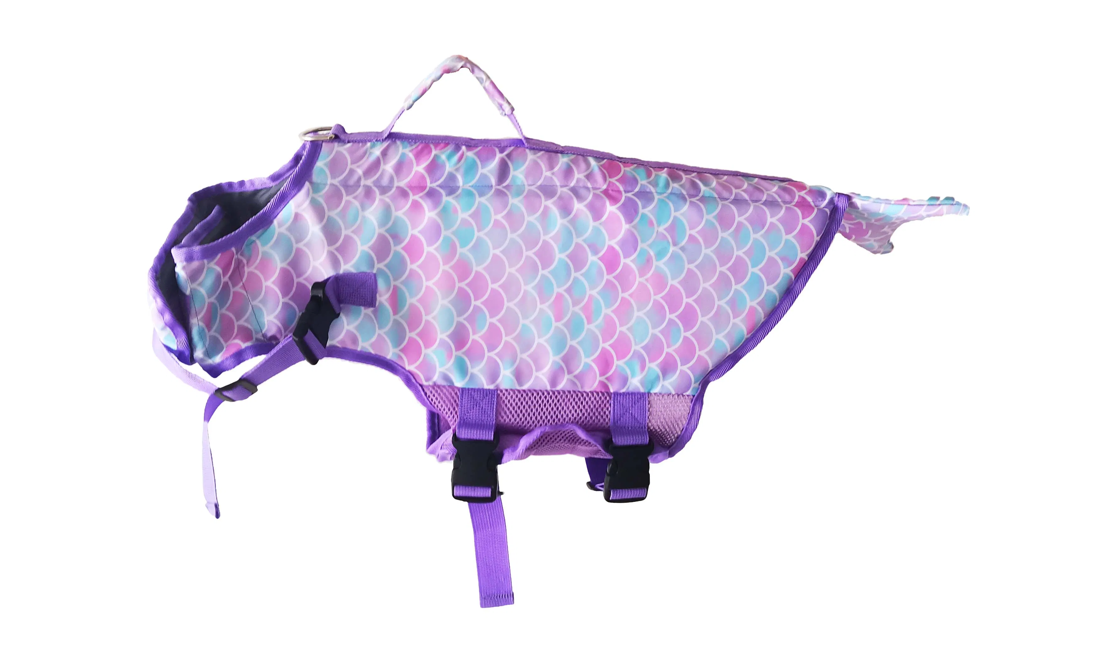 Aldi Summer Swimming-Safety Life-Preserver Mermaid Dog Pet Flotation Aid Clothes