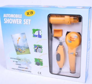 Auto12V Portable Camping Shower Hiking Camping Travel Outdoor Pet Shower Pump