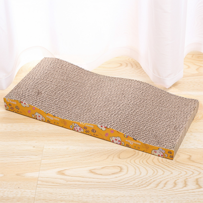 Wholesale Cat Scratching Board Wear-Resistant Corrugated Paper Customized Accessories Available