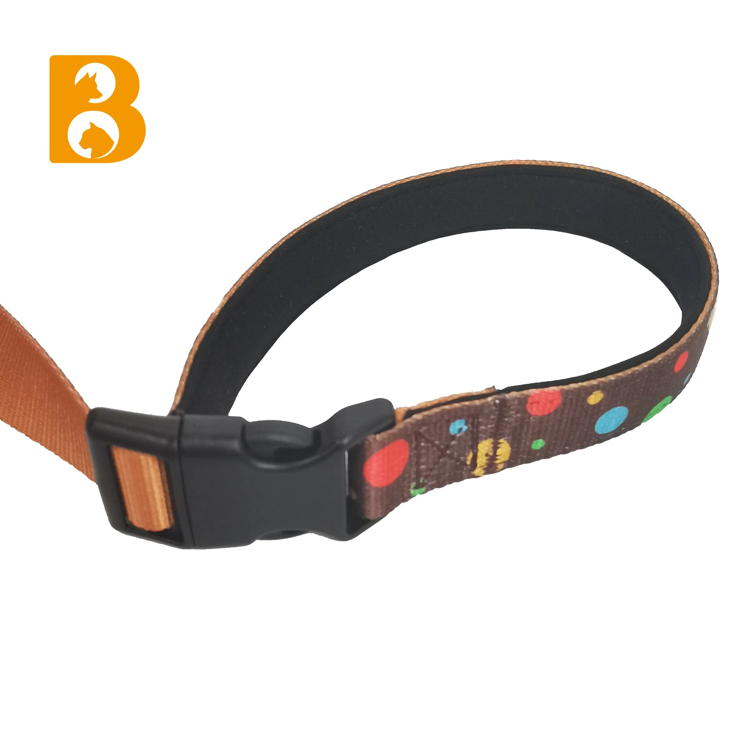 5 Ways Fashion Low Quantity Printing Dog Leads Polyester Durable Adjustable Dog Leash Matching Dog Collar Pet Accessories