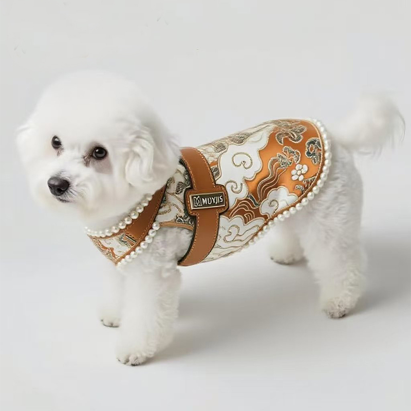 Customized Puppy Bichon Frise Pet Clothes Pets Walking Harness