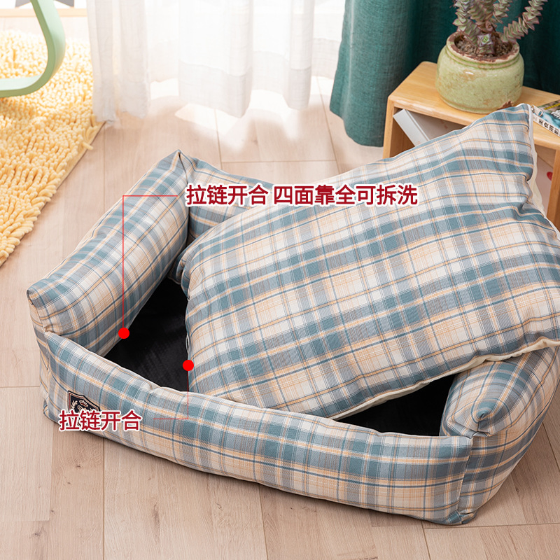 Anti Anxiety Comfy Calming Pet Bed Luxury Cozy Large Fluffy Dog Bed Washable Custom Round Wholesale Dog Bed