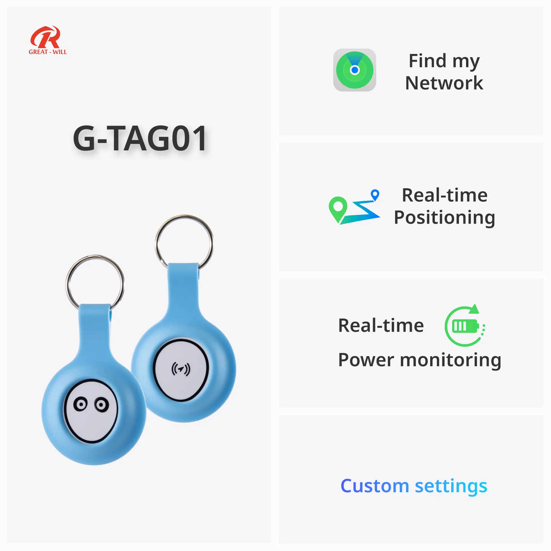 Airtag GPS Locator Findmy APP Smart Tracking Pet Item Personal GPS Device