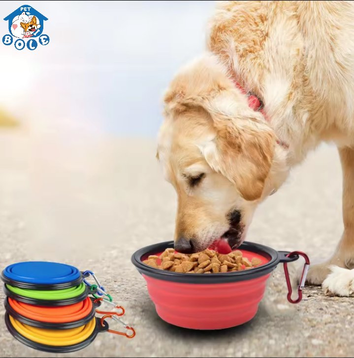 Automatic Pet Bowls &amp; Feeders Porcelain Folding Design Water Dispenser Bottle Bowl with Slow Feeding Feature