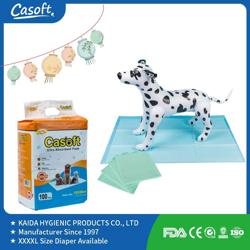 Casoft Disposable Pet Dog Under Pads Sanitary Underpad Training for Cats