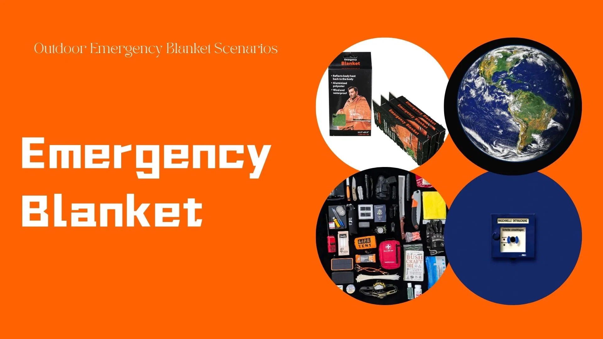 Hiking Emergency First Aid Blanket