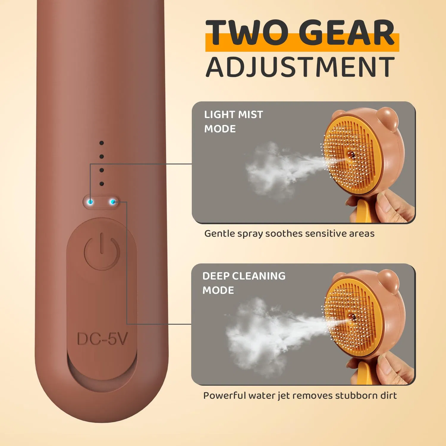 Self Cleaning Pet Product Grooming Tool for Effortless Hair Removal