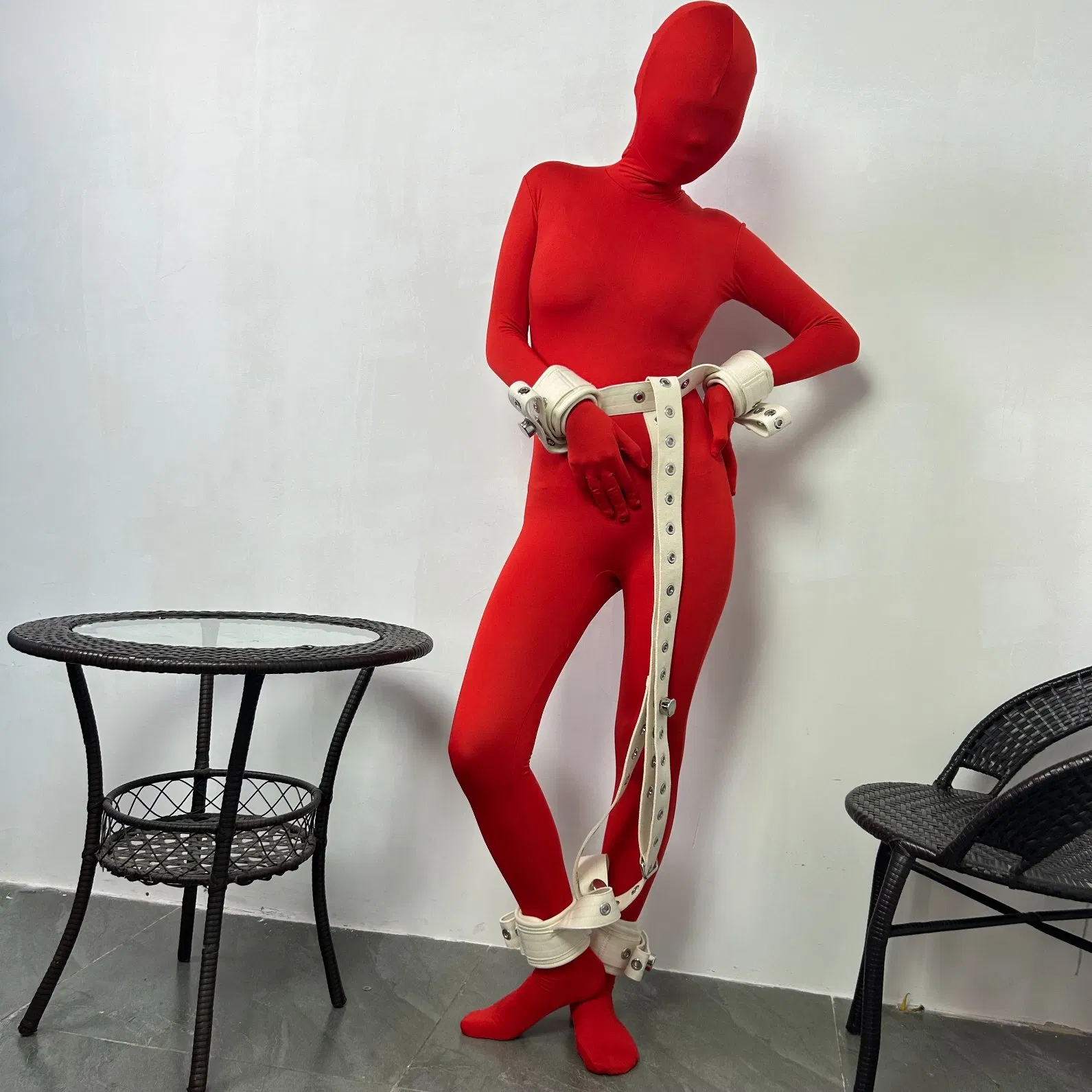 Hogtie Restraints Fashion Accessories for Bdsm Pet Play Fetish Feet Constrainting Kits Bondage Hand Cuffs Set