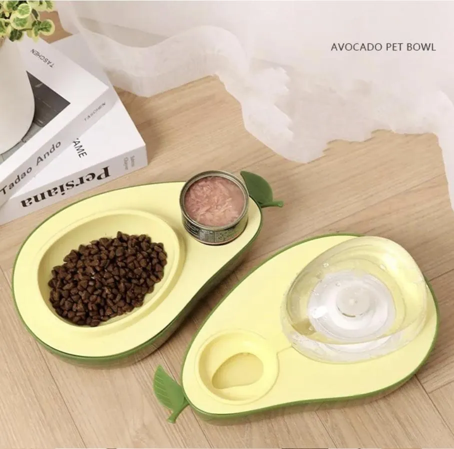 Avocado Shape Pet Bowl 9