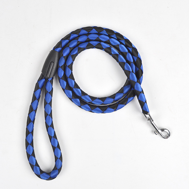 Chain Adjustable Loop Slip Rope Pet Dog Collar &amp; Leash