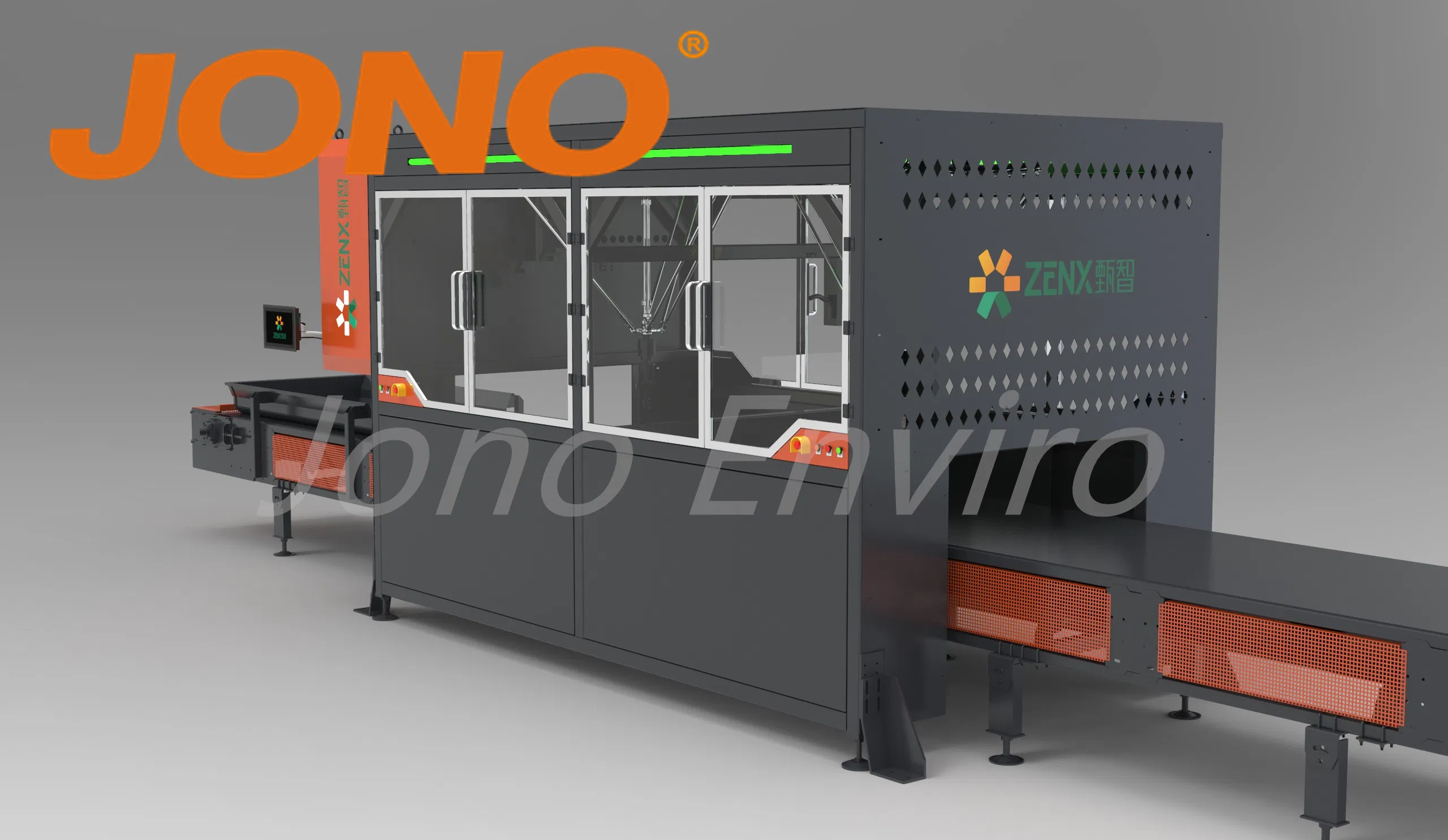 Light AI Sorting Robot Intelligent Seperator for MSW Industrial Plastic PET PP Waste