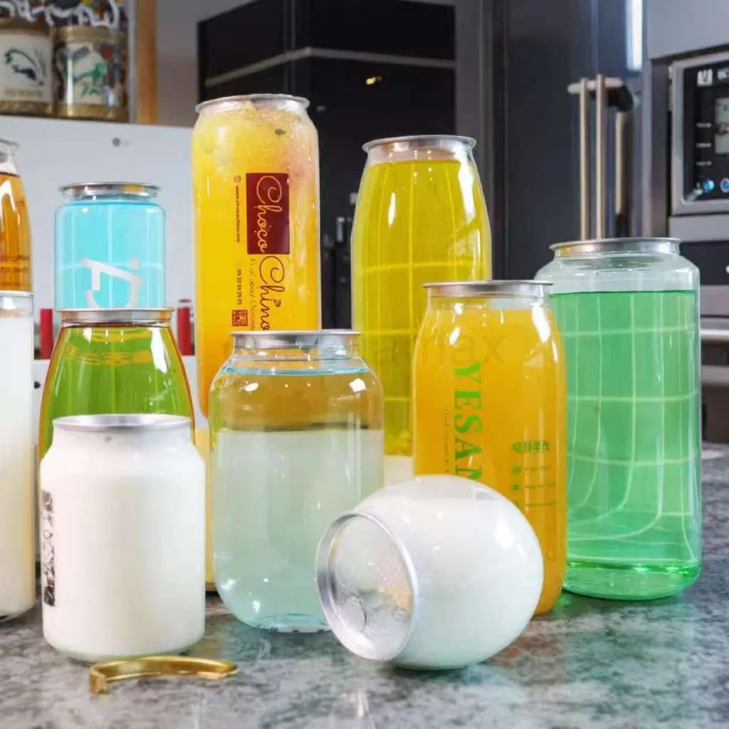 Transparent Food Storage Cans - Made Pet Compliant with Food Safety Standards