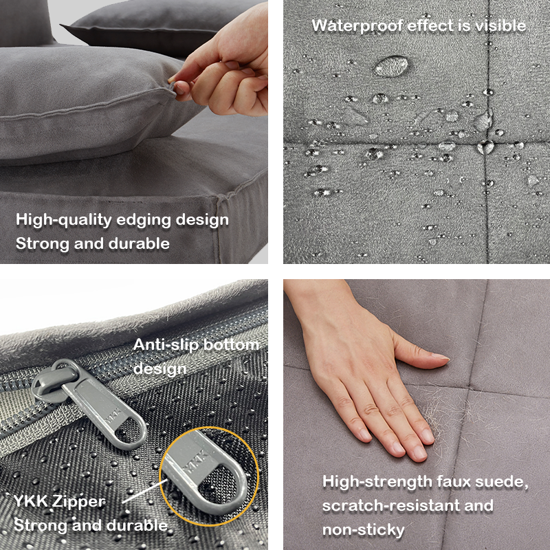 Wholesale Dogs Cushion Orthopedic Memory Foam Removable Calming Pet Bed