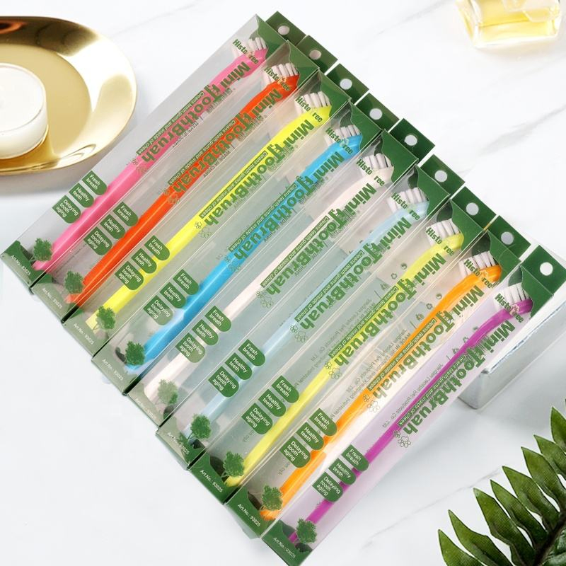 PVC Box Packaging Small Pet Tooth Brush Cat Pet Dog Toothbrush Dental Care