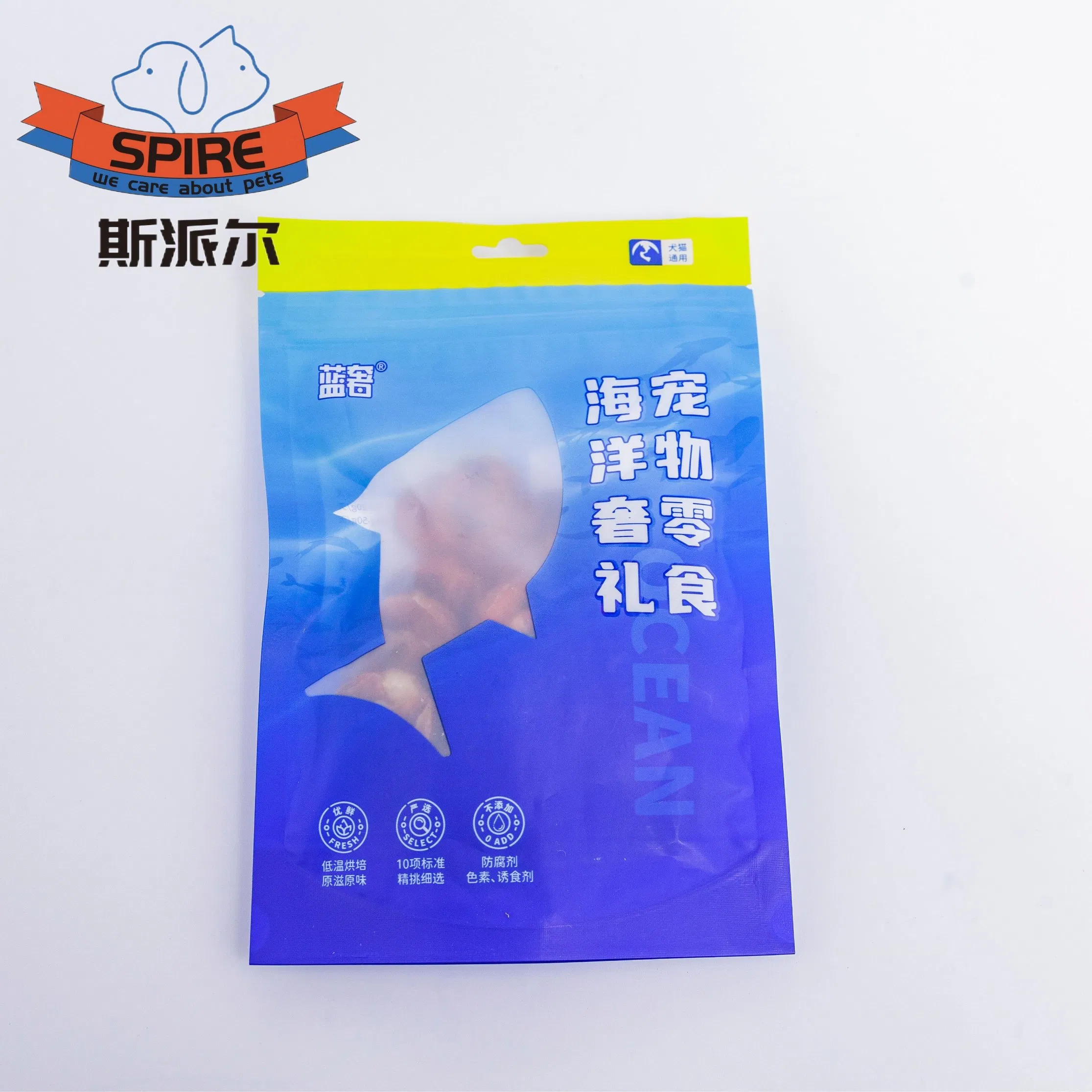 Natural Dog Treats OEM Label Pet Products Salmon Fish Chips for Dog Training