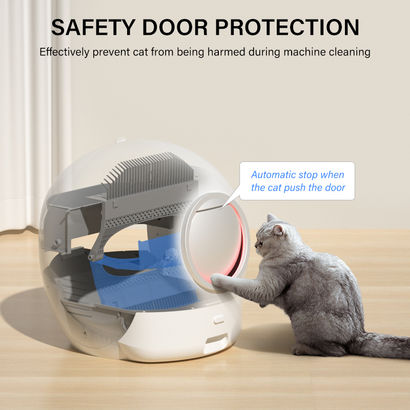 2024 Pet Products Smart Cat Toilet Self-Cleaning Litter Sands Automatic Cat Litter Box