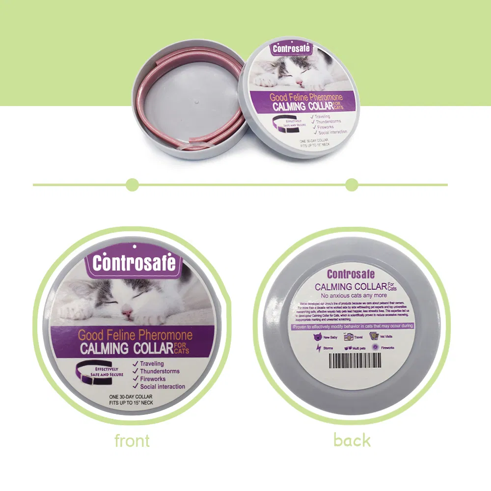 Pheromone Collar for Cats, Pet Anxiety Meds with Feline Pheromone, Best Calming Collar, 30 Days