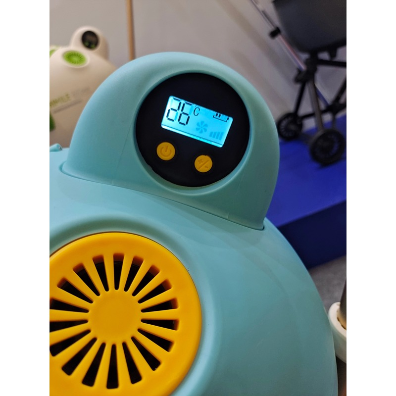 Foldable Pet Stroller for Outdoor Use with Safety Belt &amp; Rechargeable Fan