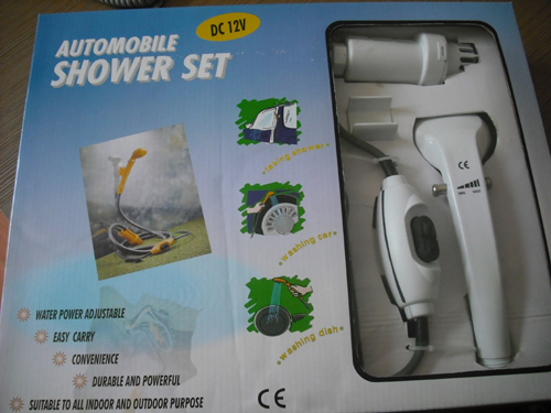 Auto12V Portable Camping Shower Hiking Camping Travel Outdoor Pet Shower Pump