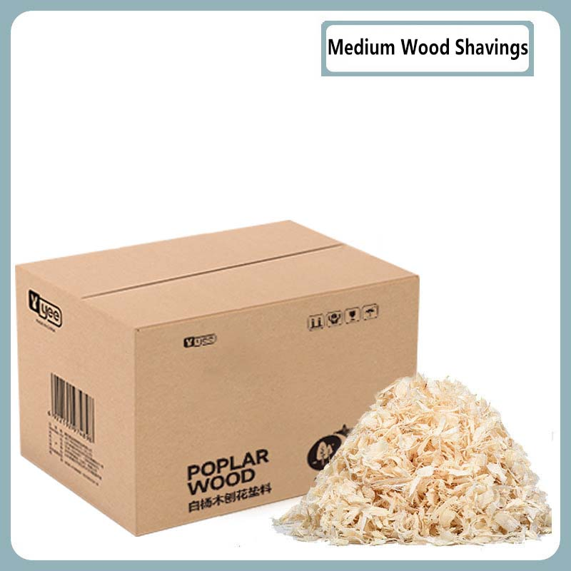 Small Animal Bedding - Natural Poplar Softwood Shavings Pet Litters - 99% Dust-Free for Birds Parrots Parakeets Guinea Pigs Rabbits Hamsters