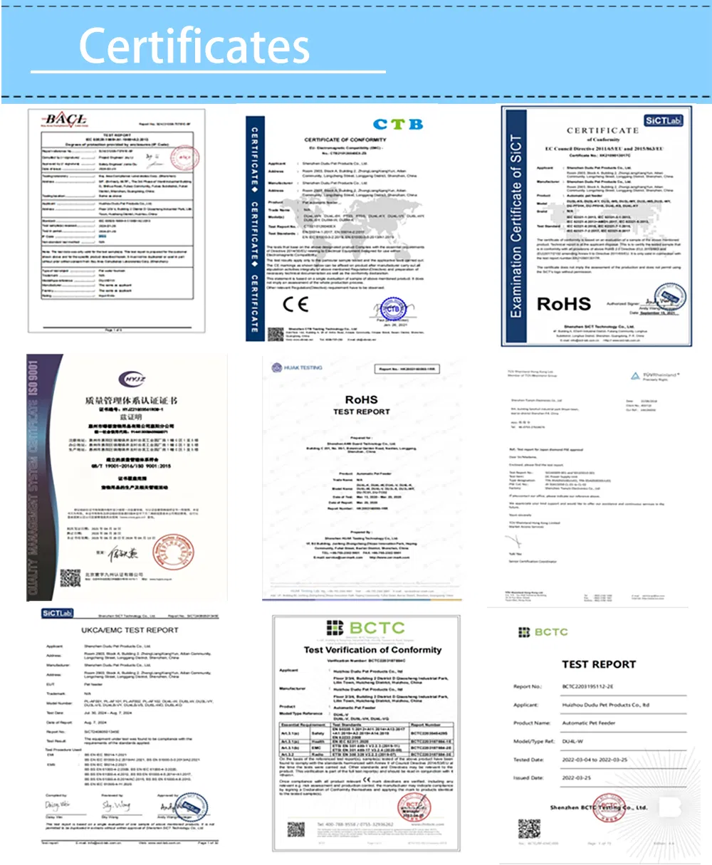 Certification Documents