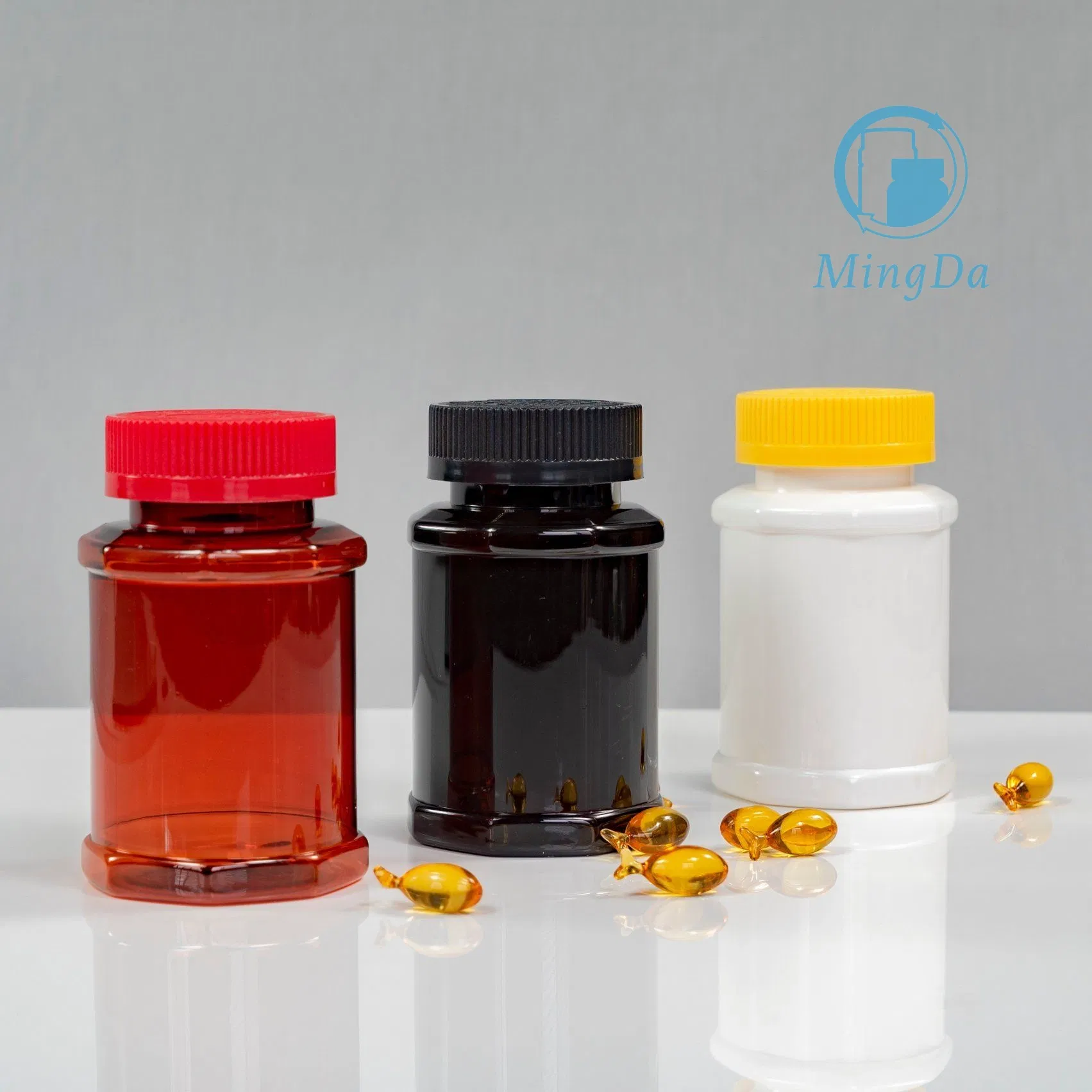 250ml Pet Octagon Bottle with 45mm Safety Cap