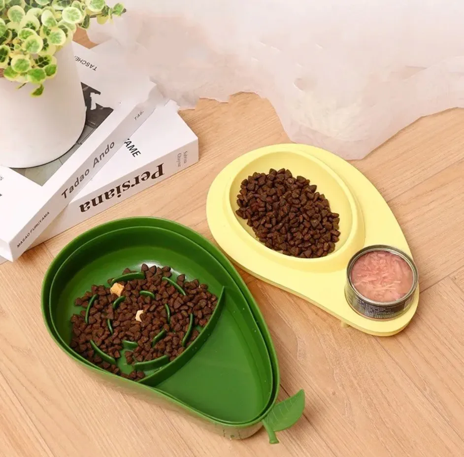 Avocado Shape Pet Bowl 7