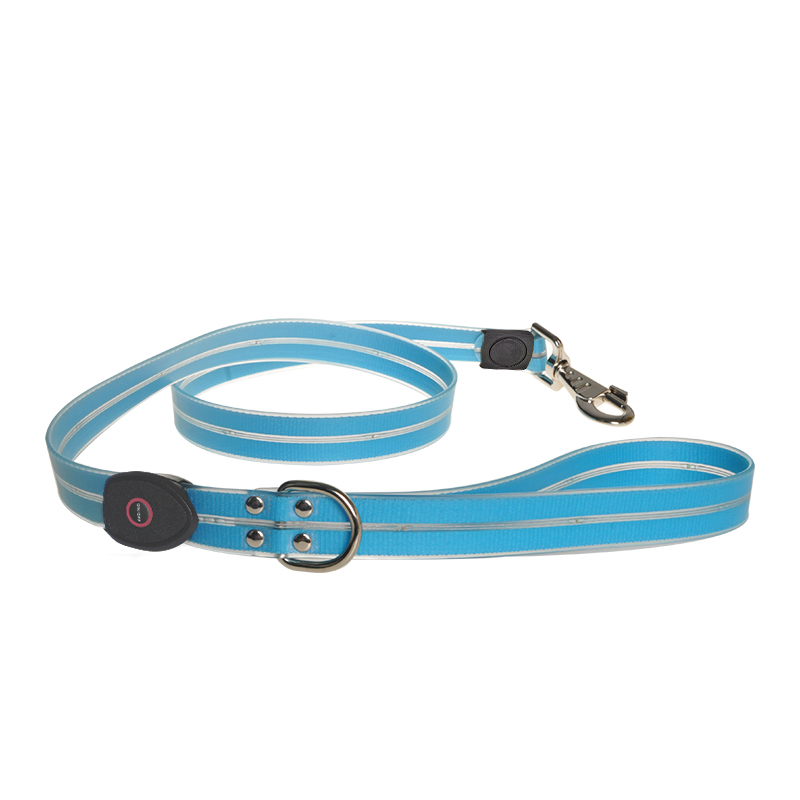 Pet Supplies - Luminous Leash with LED Flashing Collar, USB Rechargeable, Adjustable Dog Leash for Walking, Wholesale Dog Neck Collar