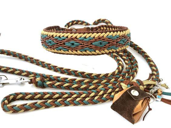 OEM 550lb Paracord Pet Walking Set Custom Designers Waterproof Dog Collar and Leash