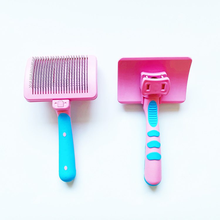 Removes Tangled Hair Dogs Grooming Tool Self Cleaning Slicker Brush Automatic Cat Remover Comb Pet Supplies