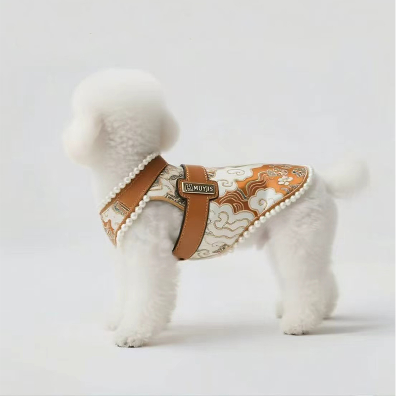 Customized Puppy Bichon Frise Pet Clothes Pets Walking Harness