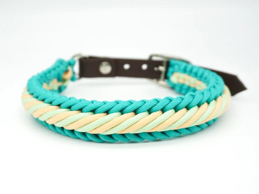 OEM 550lb Paracord Pet Walking Set Custom Designers Waterproof Dog Collar and Leash