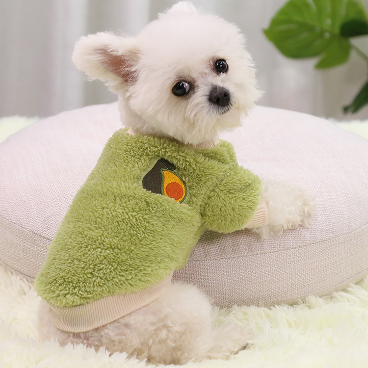 Warm Two-Leg Dog Apparel for Small Dogs Winter Use