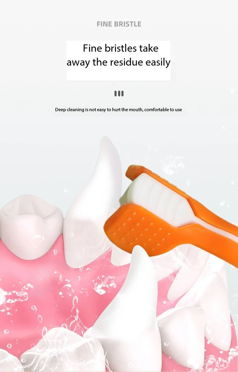 3-Sided Pet Toothbrush Detail 7