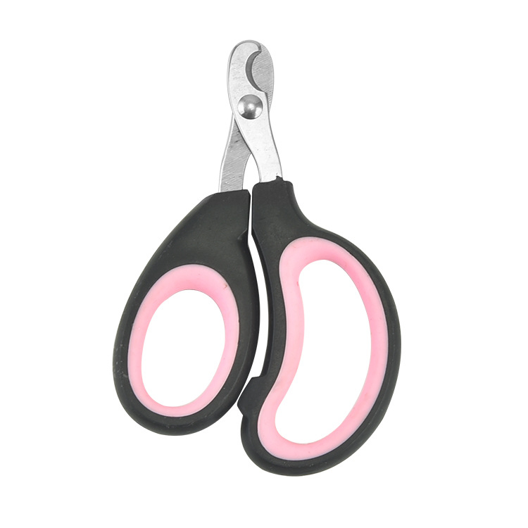 Stainless Steel Pet Nail Trimmer Scissors Professional Cat Dog Claw Clippers with Safety Guard Grooming Supplies for Home Use