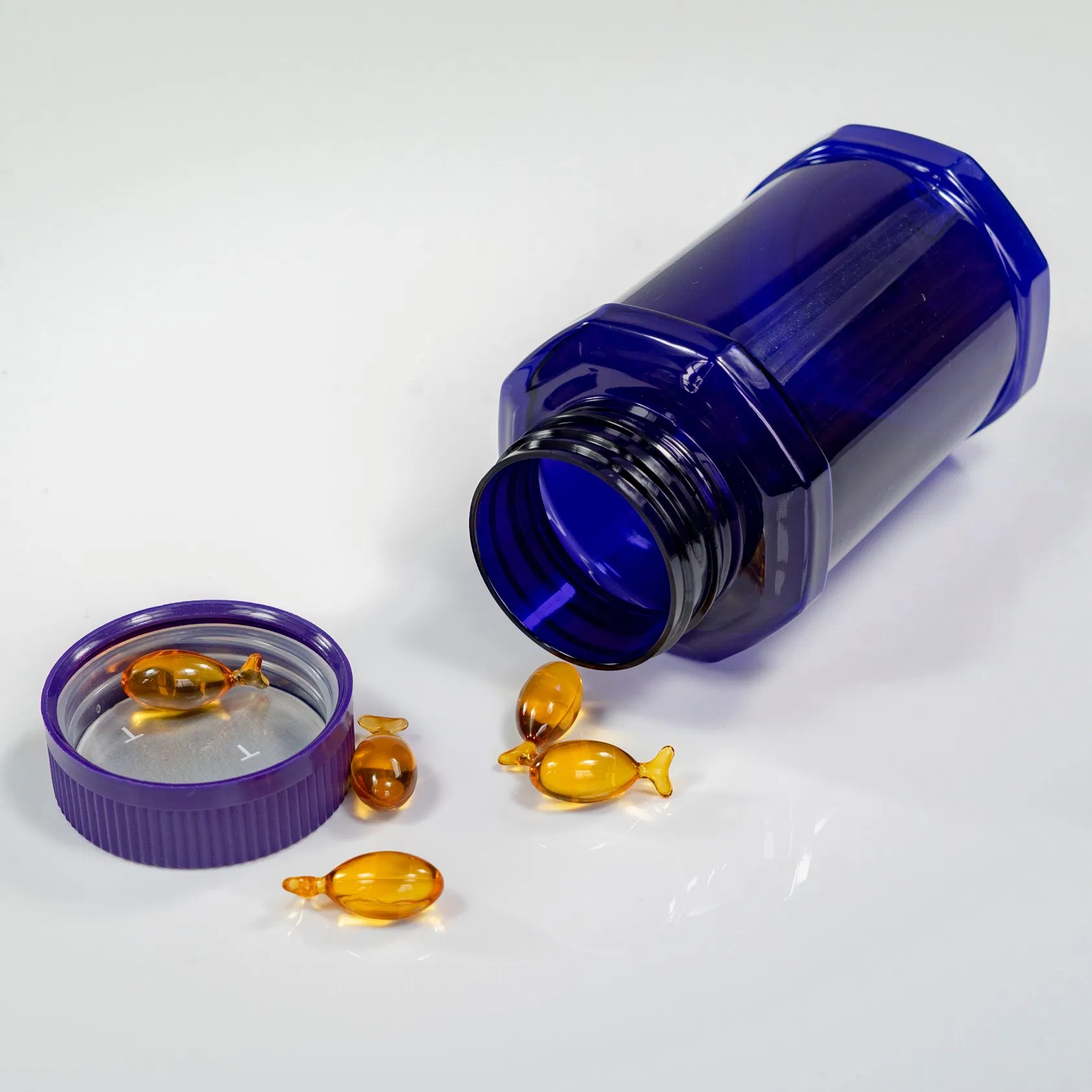 250ml Pet Octagon Bottle with 45mm Safety Cap