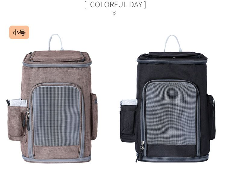 Free Sample Expandable Airline Approved Trolley Soft-Sided Backpack Dog Cat Bag Travel Carrying Bag House Cage Pet Carrier 0138-2