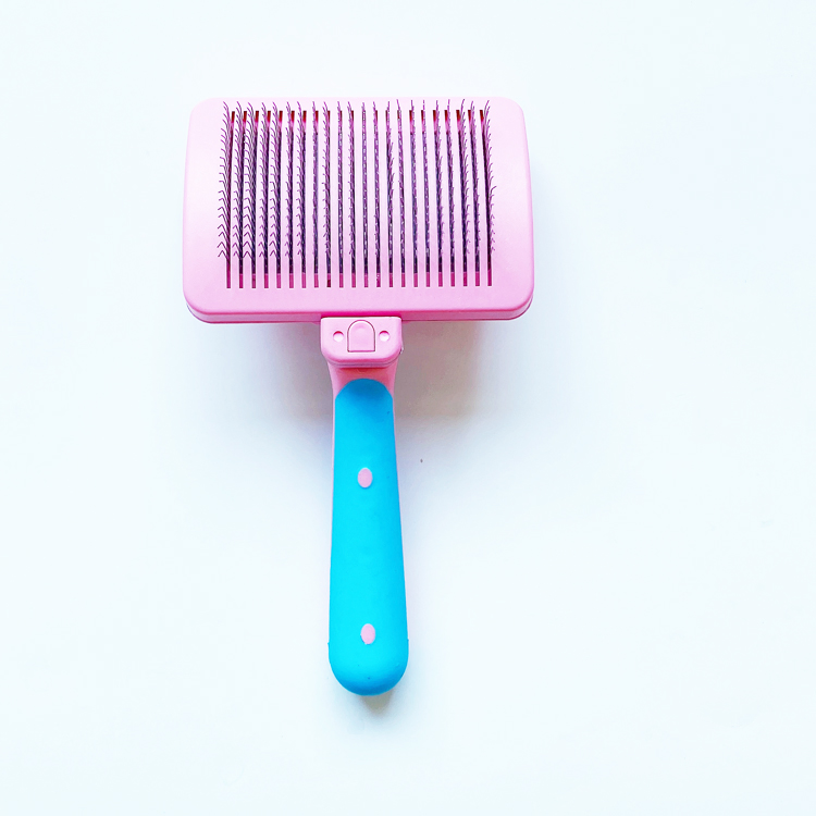 Removes Tangled Hair Dogs Grooming Tool Self Cleaning Slicker Brush Automatic Cat Remover Comb Pet Supplies