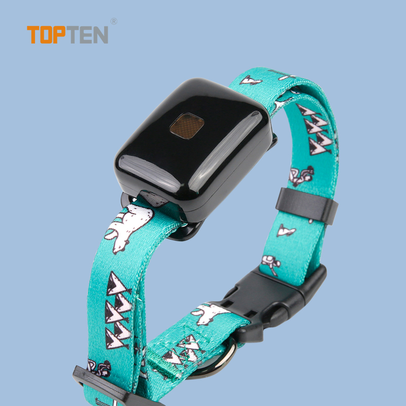 Waterproof Anti-Lost Device for Dogs and Cats, Smart GPS Tracking Locator, Pet Tracker Collar PT07-Wy